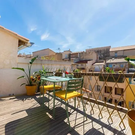 With Sunny Patio In Panier Near Old Port Апартаменты *
