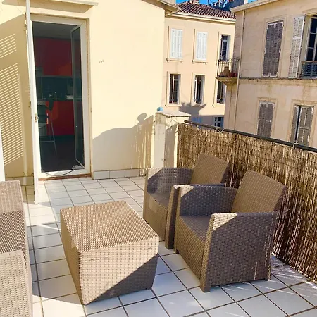 Apartamento Terrasse Au Pied De La Gare Marsella