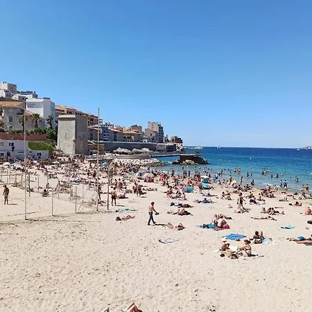 Apartment Catalans-air-conditioned, Balcony 2 Min Walk Catalans