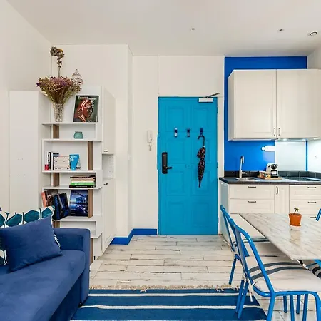 Bleu 29m2, 120m Vieux-port , Clim ,wifi, Acces Autonome Avec Code Apartment *