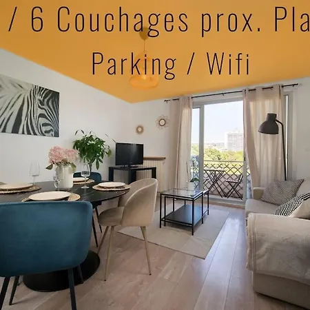 Apartment Fully Equipped With Parking 6 Beds