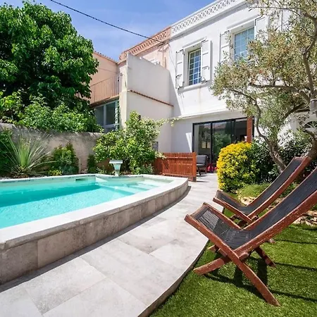 Maison Air Conditionne, Piscine, Quartier Calme Proche Des Plages Villa
