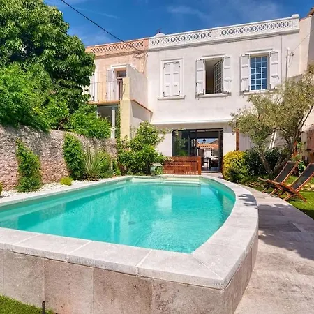 Maison Air Conditionne, Piscine, Quartier Calme Proche Des Plages Marseille