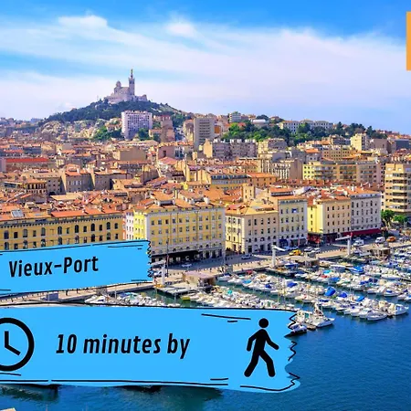 The Sunrise - Panier - Sea View -cozy - Les Freres De La Loc' Apartment
