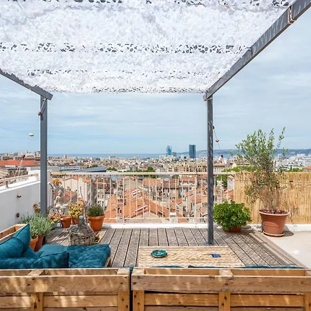 With Large Terrace And Panoramic View - 2 Bedrooms, Apartment Marseille