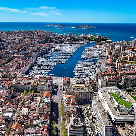 Terrasse - Hyper Centre - 2 - Parking Gratuit - Calme & Lumineux - Arrivee Autonome * Marseille