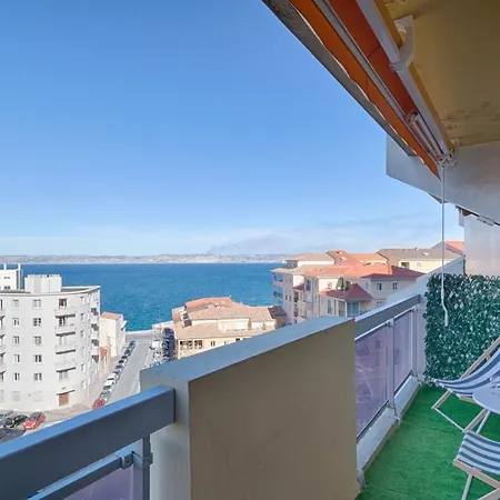 Vue Feerique Sur La Mer - Air Apartment Marseille