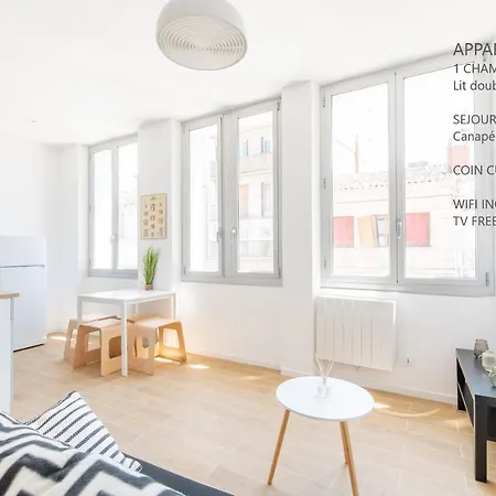 Le Cosy Blancarde -appartement 1 4 Pers- Clim Parking Marseille