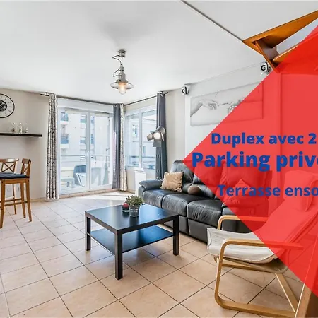 La Joliette; Duplex 2 Chambres, Parking Inclus+ Terrasse+ Ascenseur *