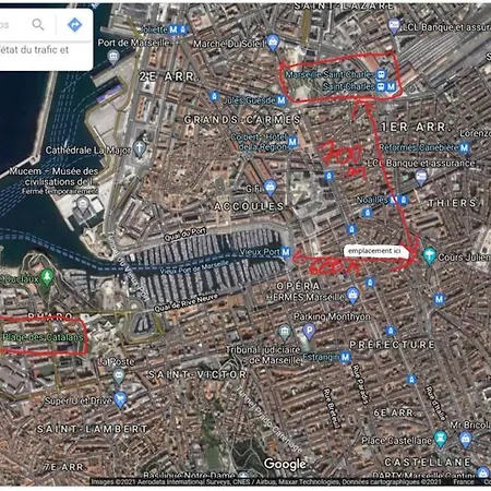 Le T3 à 600mètre Du Vieux Port Proche De La Gare Apartamento