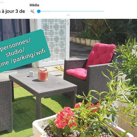 Appartement Du Stade Le Sur Cour Parking Piscine *