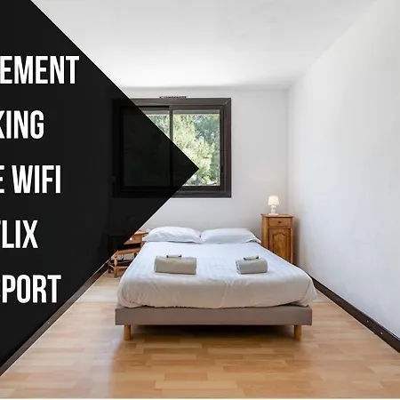 Appart N Suites: 1 Chambre Et Sejour Au Calme+ Parking+ Netflix
