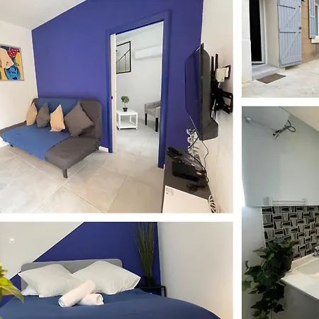 Le Grand Bleu Terrasseclimwifinetflix Proche Gare-centre Apartment Marseille