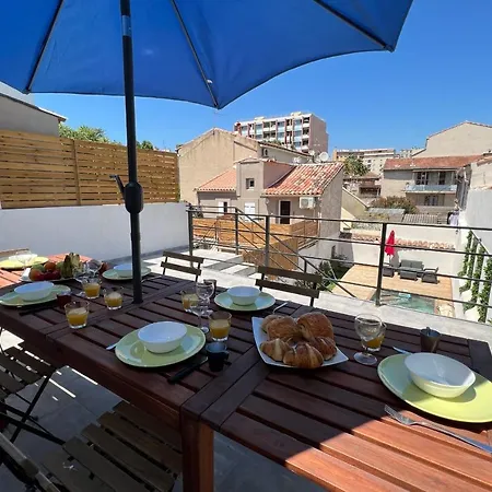 Le Tropical Piscine Et Terrasse Centre-ville * Marseille