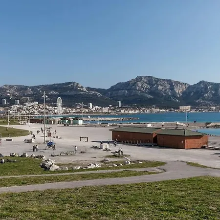 Bord De Mer-terasse-plage Prado David * Marseille