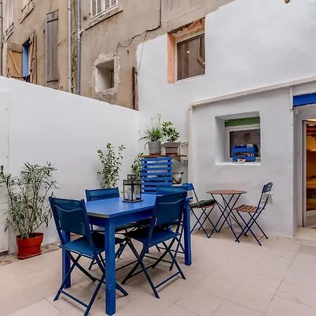 Apartment Duplex 4 Pers. Centre Avec Cour Privee Ensoleillee Marseille