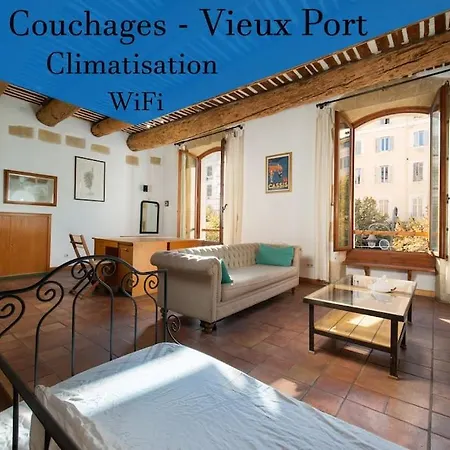 Apartment Air-conditioned Loft In The Heart Of The Old Port Marseille