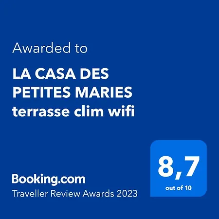 La Casa Des Petites Maries Terrasse Clim Wifi Apartment *