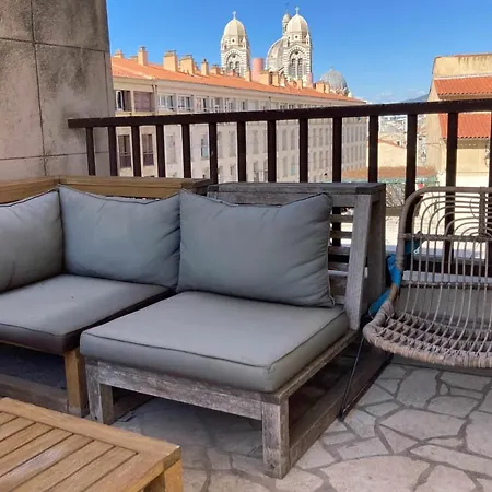 Apartment T2 - Sea View And View Of The Major Cathedral Marseille