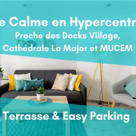 Hypercentre Joliette, Port Maritime, Docks Village Apartment Marseille