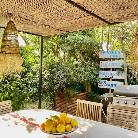 Calme Grand Jardin Bord De Mer. Parking *