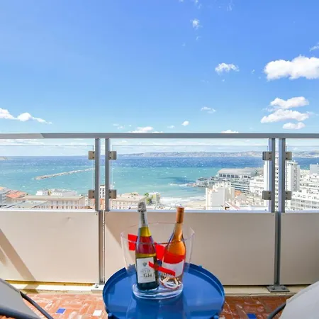 L'horizon - 3 Ch Climatise Avec Vue Incroyable Apartment Marseille