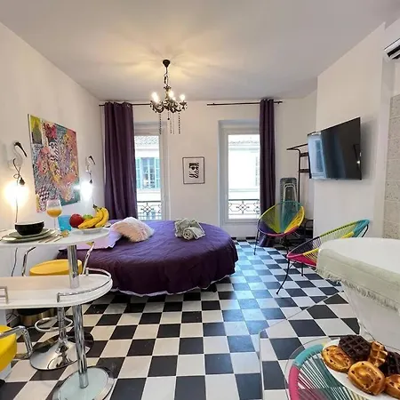 La Popart - Baignoire - Lit Rond Apartment Marseille