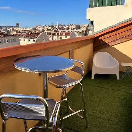 Loft Moderne Vue Vieux Port Terrasse Rooftop Apartment *