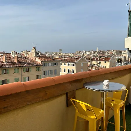 Loft Moderne Vue Vieux Port Terrasse Rooftop