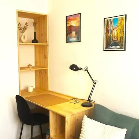 Apartment Chez Martin - Confort Proche Hopitaux Universitaires Timone Conception - Quartier St Pierre