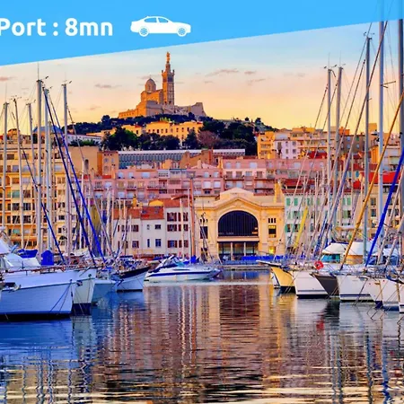 Cafi - Sud Passion * Calme * Linge Hotelier * Fibre * Apartment Marseille