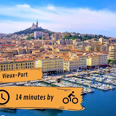 8 Couchages - & Spacieux - Les Freres De La Loc' Apartment Marseille