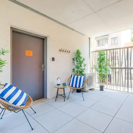 Apartment La Joliette, Euromed 2 Chambres, 2 Salles De Bain Marseille