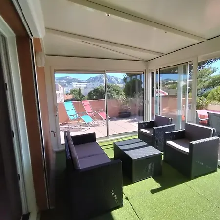 Duplex T4 Toit Terrasse Plages Parc Borely 13008 Apartment *