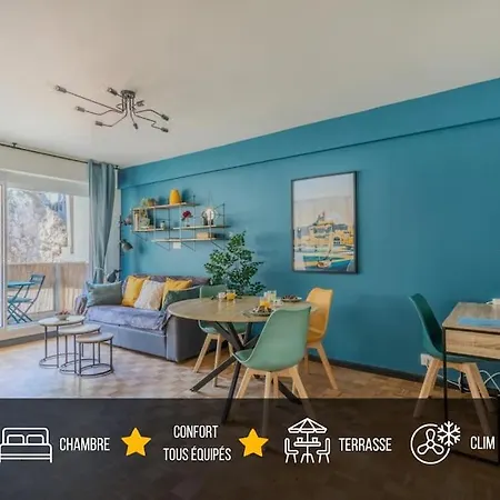 Divine Idylle Vieux-port Terrasse Clim Apartment *