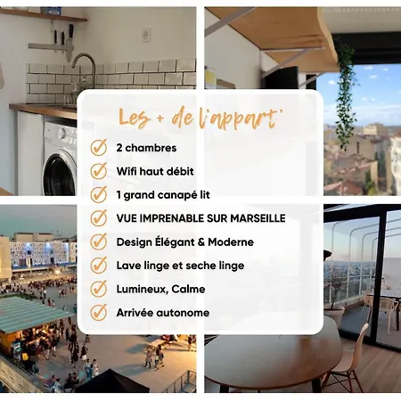 Le Rooftop De La Belle De Mai - T3 60m2 Avec Vue *