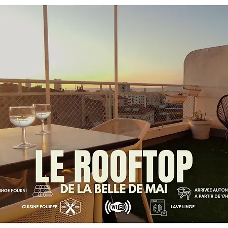 Apartment Le Rooftop De La Belle De Mai - T3 60m2 Avec Vue