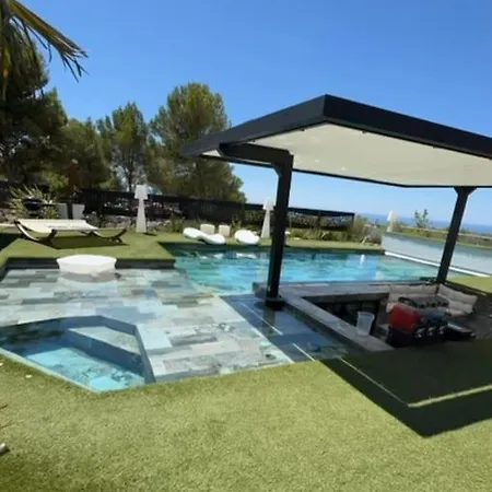 Villa Fabuleuse -7 -14 Pers Avec Grande Piscine 2 Jacuzzis