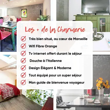 Apartment La Charmerie Duplex Climatise A 5min Du Vieux Port Marseille