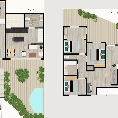 Maison Moderne Avec Piscine Villa *