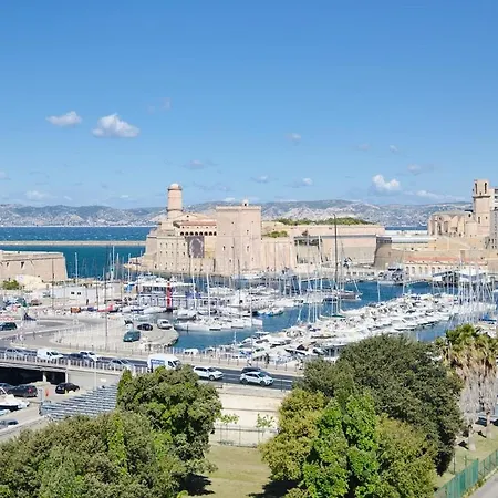 T2 Duplex Climatise A Endoume Vue Vieux-port Marseille