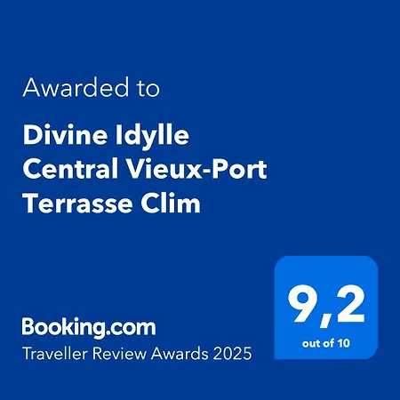 Divine Idylle Vieux-port Terrasse Clim Apartment Marseille