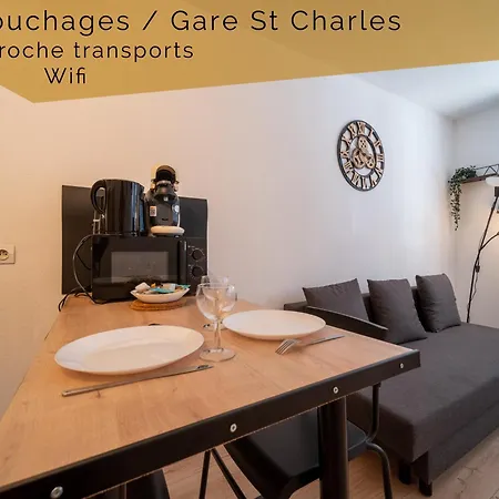 Appartement Equipe Avec Parking A 6min A Pied De La Gare St Charles Marseille