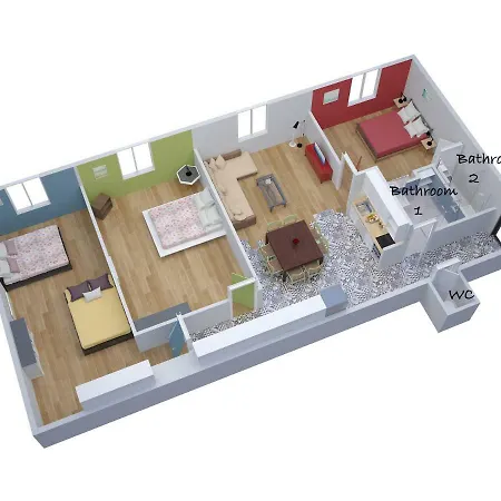 Apartment Les Marches De St Charles - 100m2 *