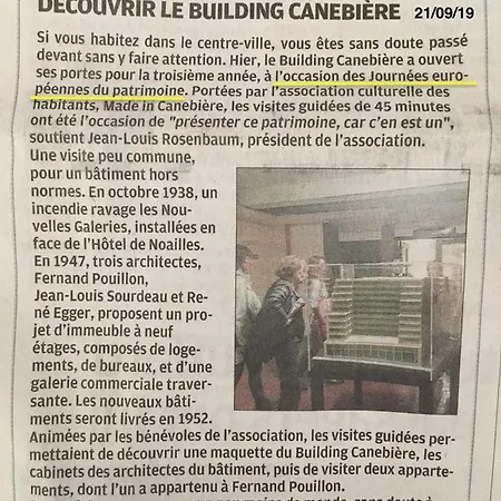 Apartment The Building Canebiere Marseille