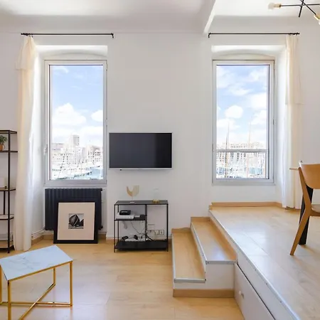 Le Rive Neuve Standing Vieux-port - 1 4 Pers Vue Clim Appartement