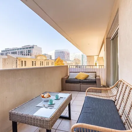 Melchior - Beau T2 Avec Terrasse Au Coeur D'euromediterranee Apartment