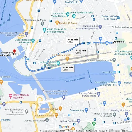 民宿 Fred's Guest Room, Vieuxport, Climatise, Friendly 马赛