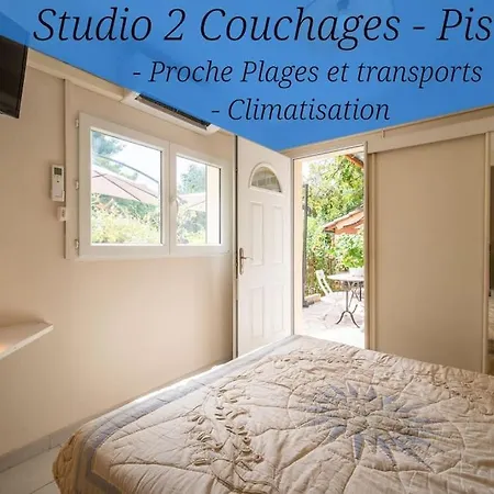 Apartamento Le Figuier Air-conditioned Studio And Swimmin *