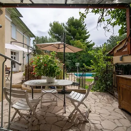 Le Figuier Air-conditioned Studio And Swimmin Apartamento *